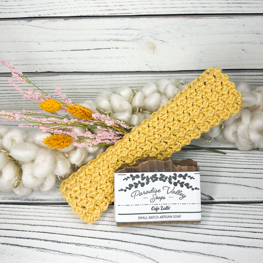 Creme Brulee Washcloth + Soap