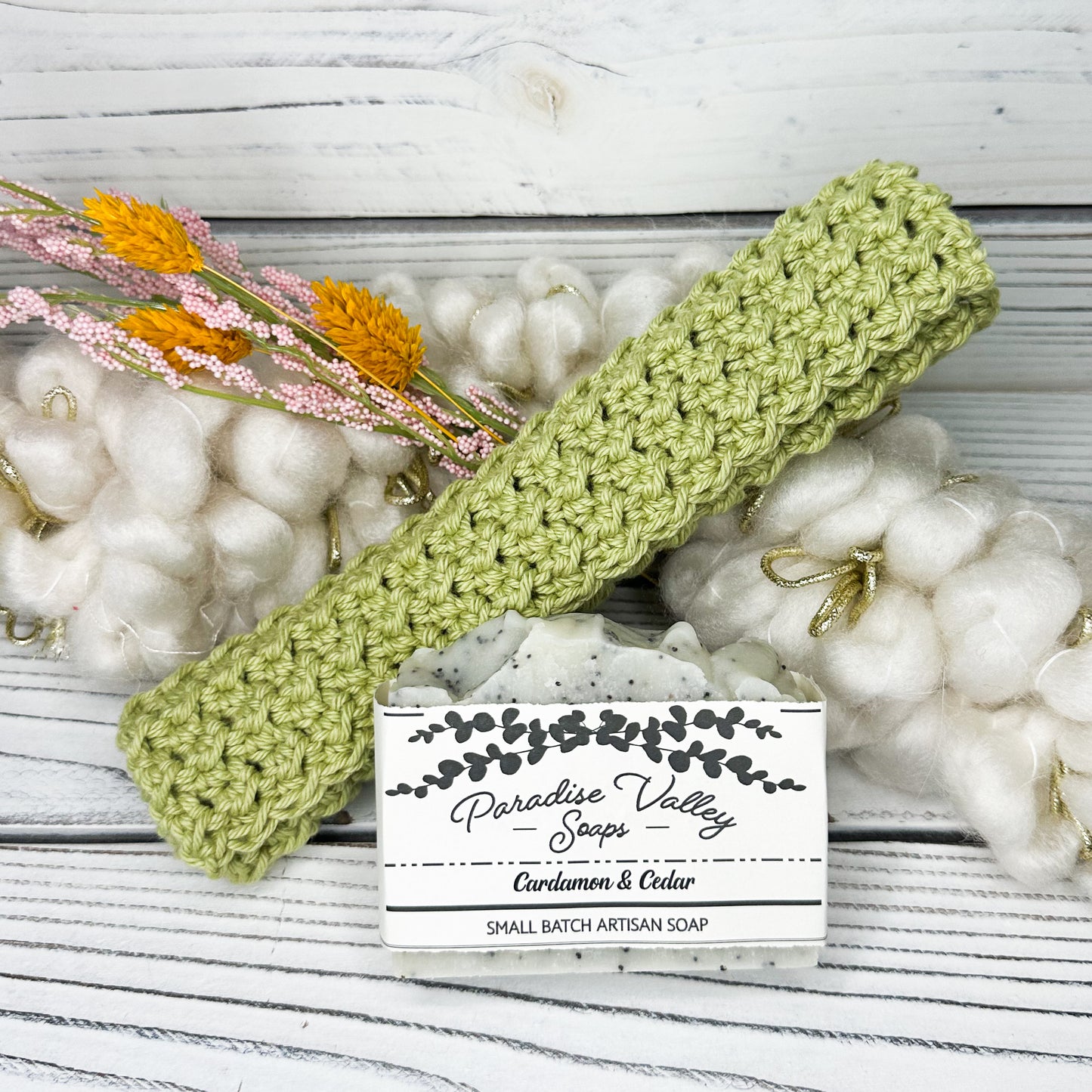 Jade Washcloth + Soap
