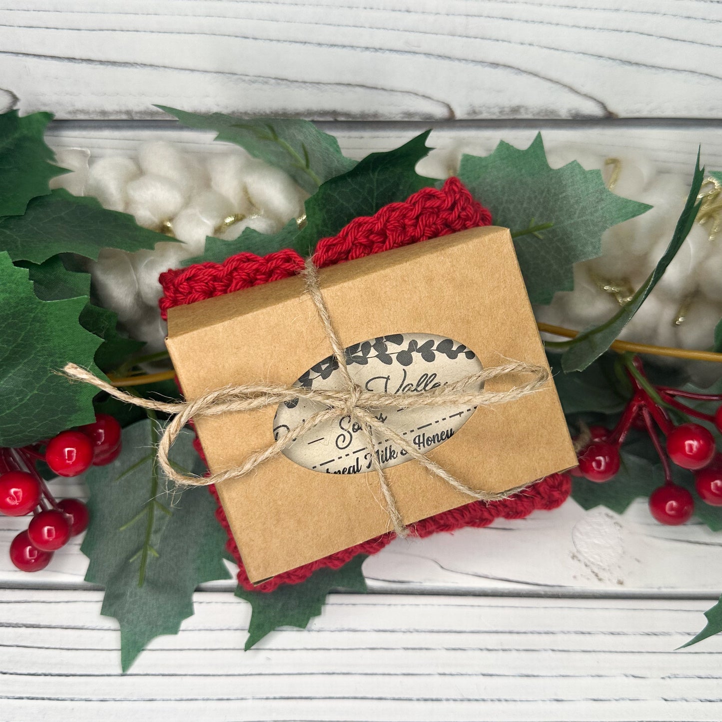 Fiesta Red Washcloth + Soap