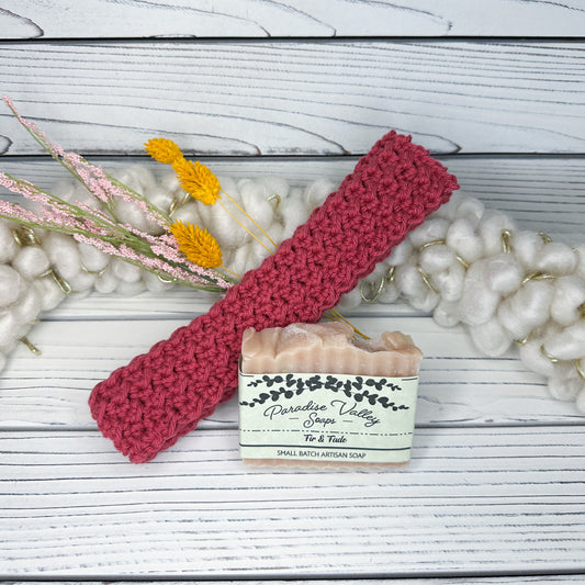 Begonia Washcloth + Soap