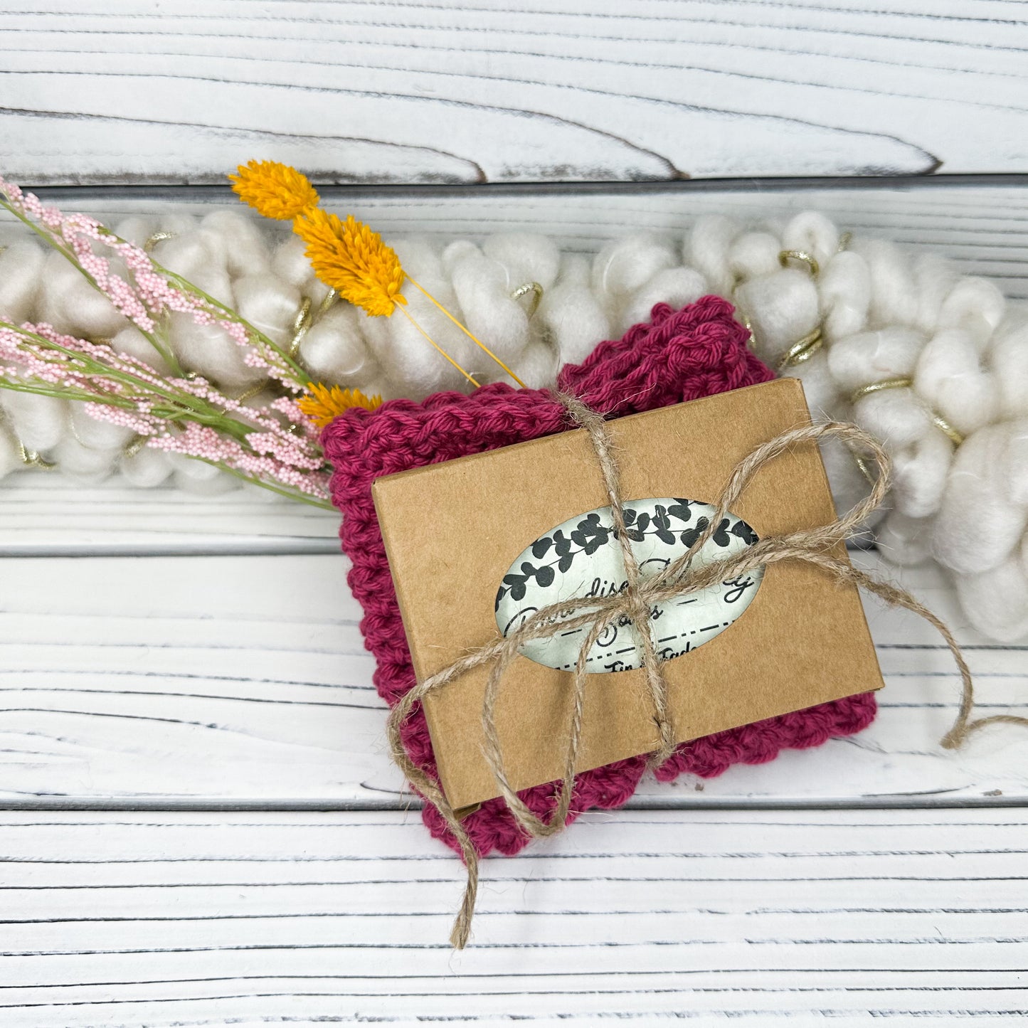 Begonia Washcloth + Soap