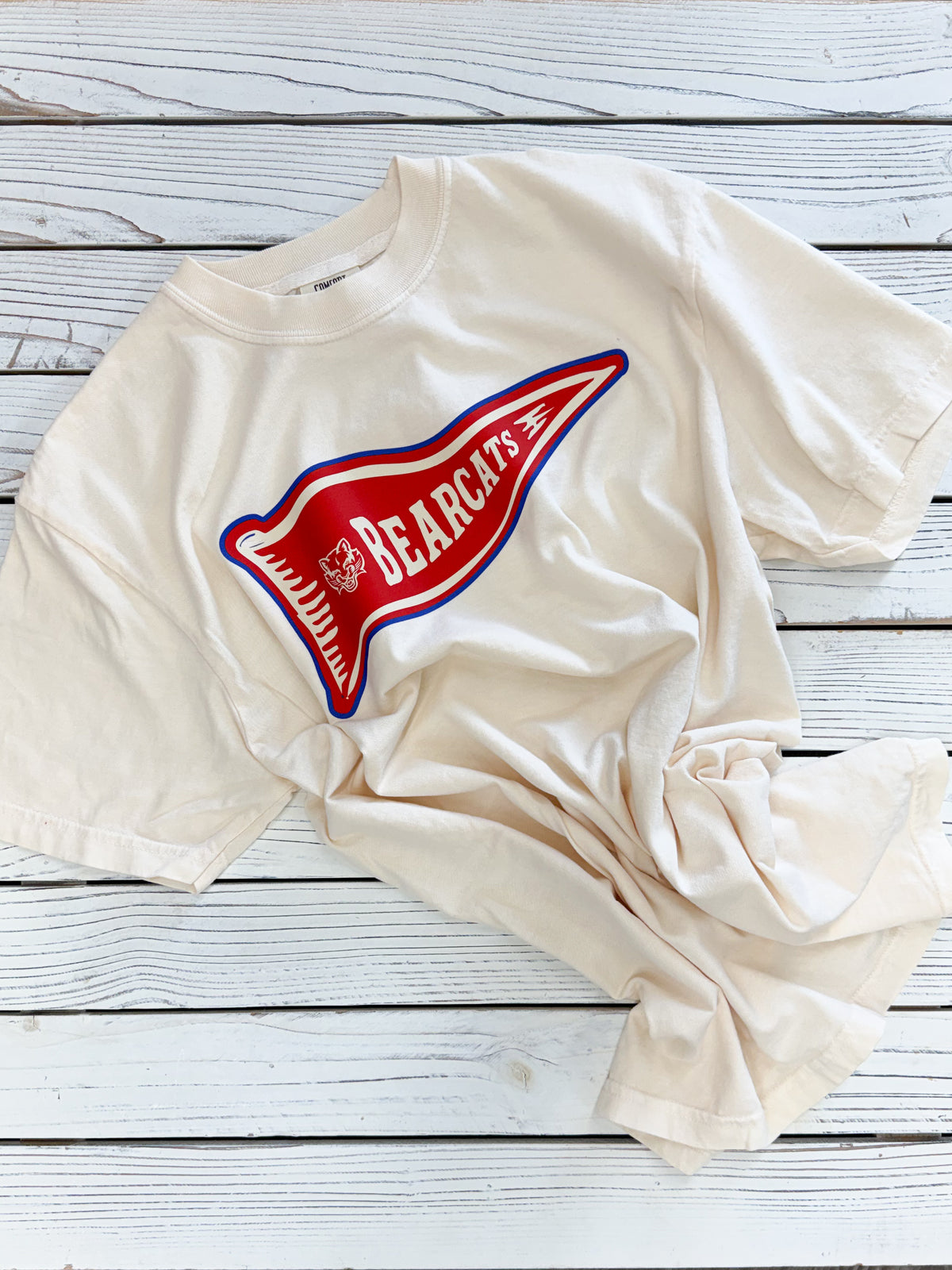 Bearcats Pennant Comfort Colors T-Shirt