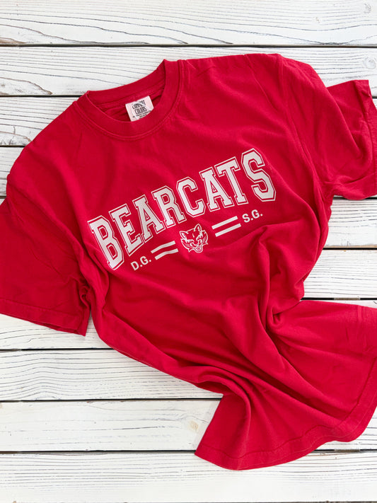 Bearcats Red Comfort Colors T-Shirt