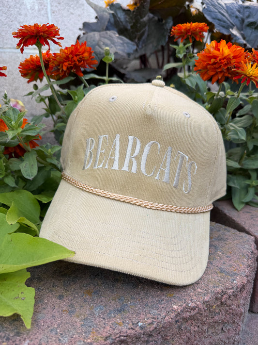 Monochrome Bearcats Corduroy Rope Cap