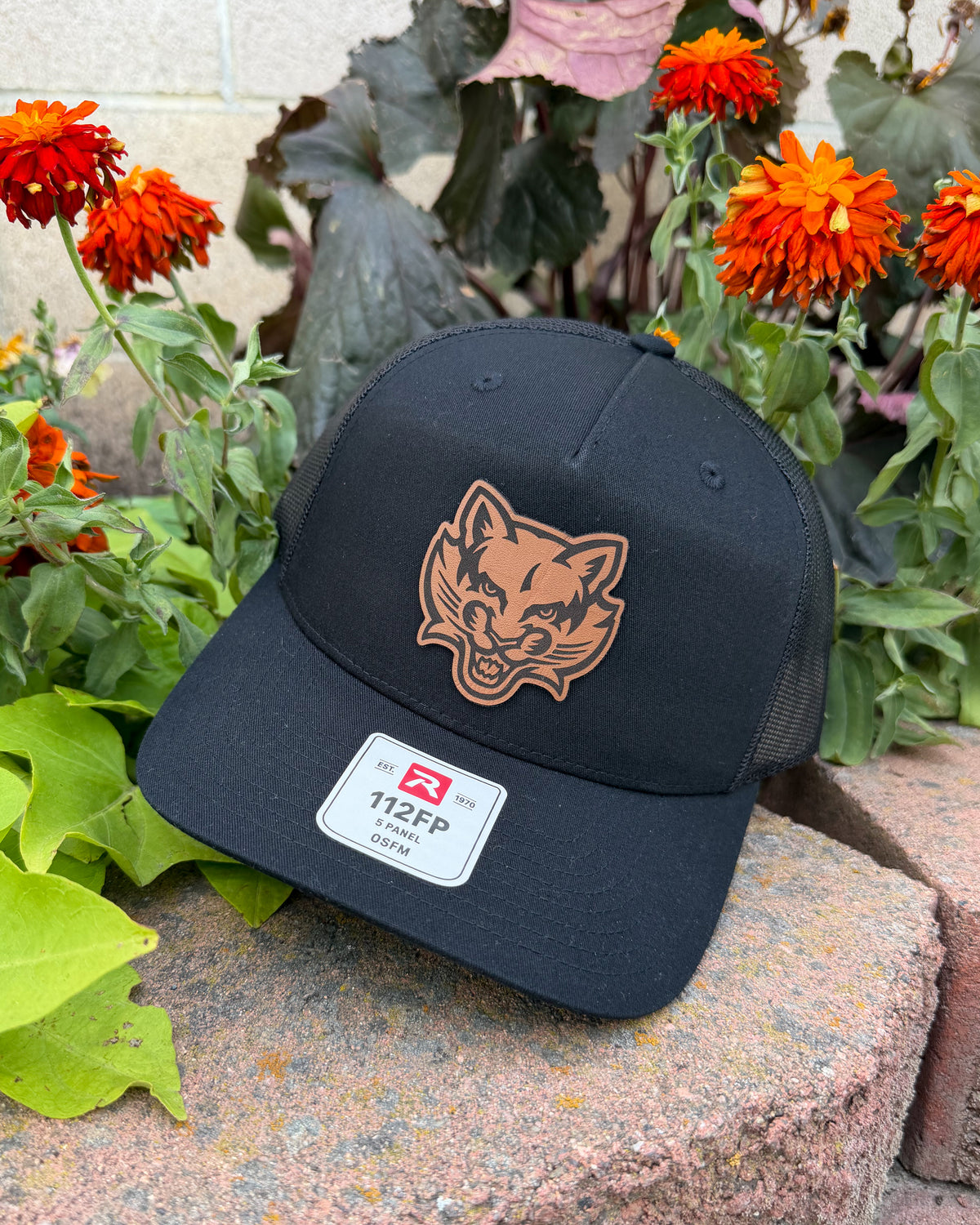 Bearcats Genuine Leather Patch Hat