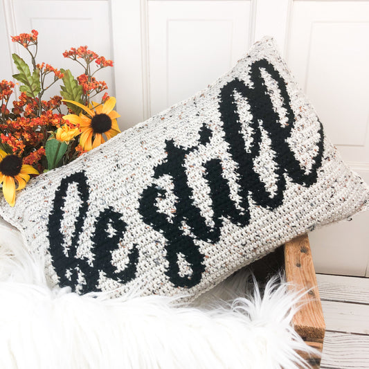 "Be Still" Decorative Throw Pillow