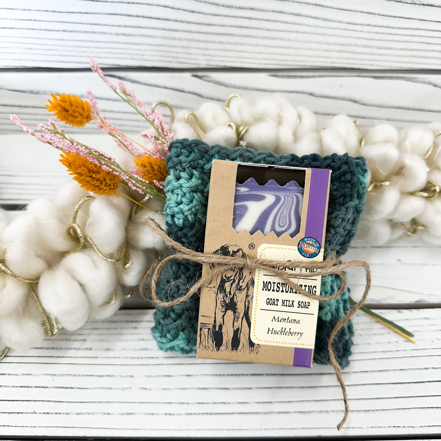 Herb Garden Washcloth + Soap