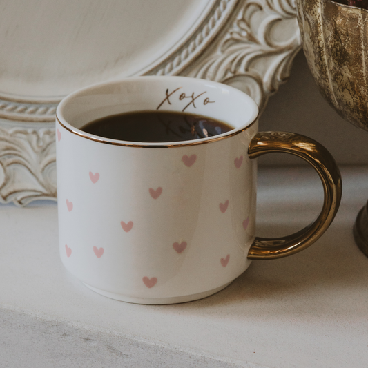 Hearts Coffee Mug - Valentine's Day Gifts