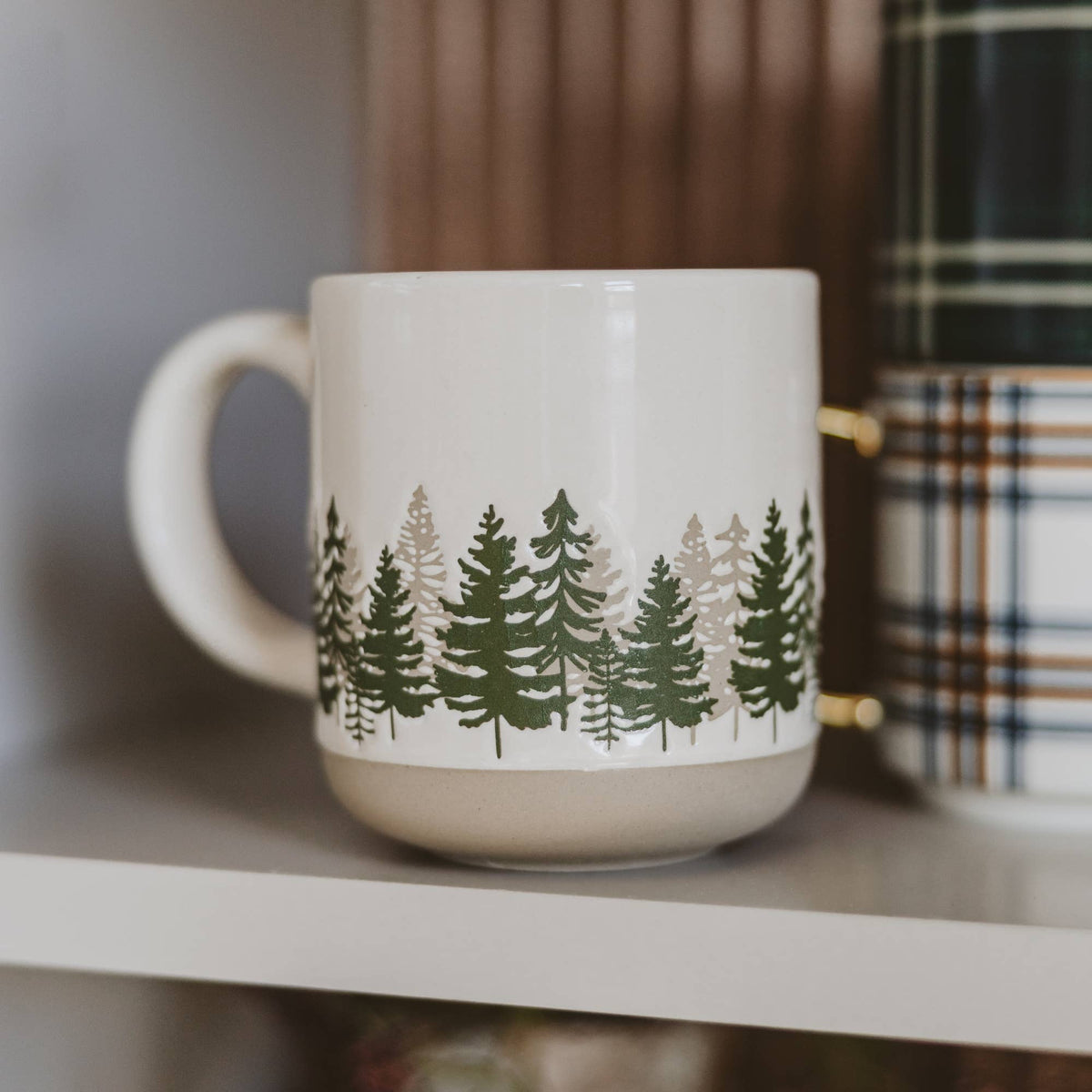 Forest Stoneware Coffee Mug