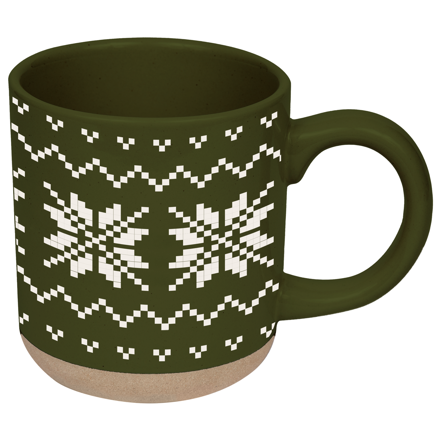 *NEW* Green Fair Isle Sweater Stoneware Coffee Mug - Gifts
