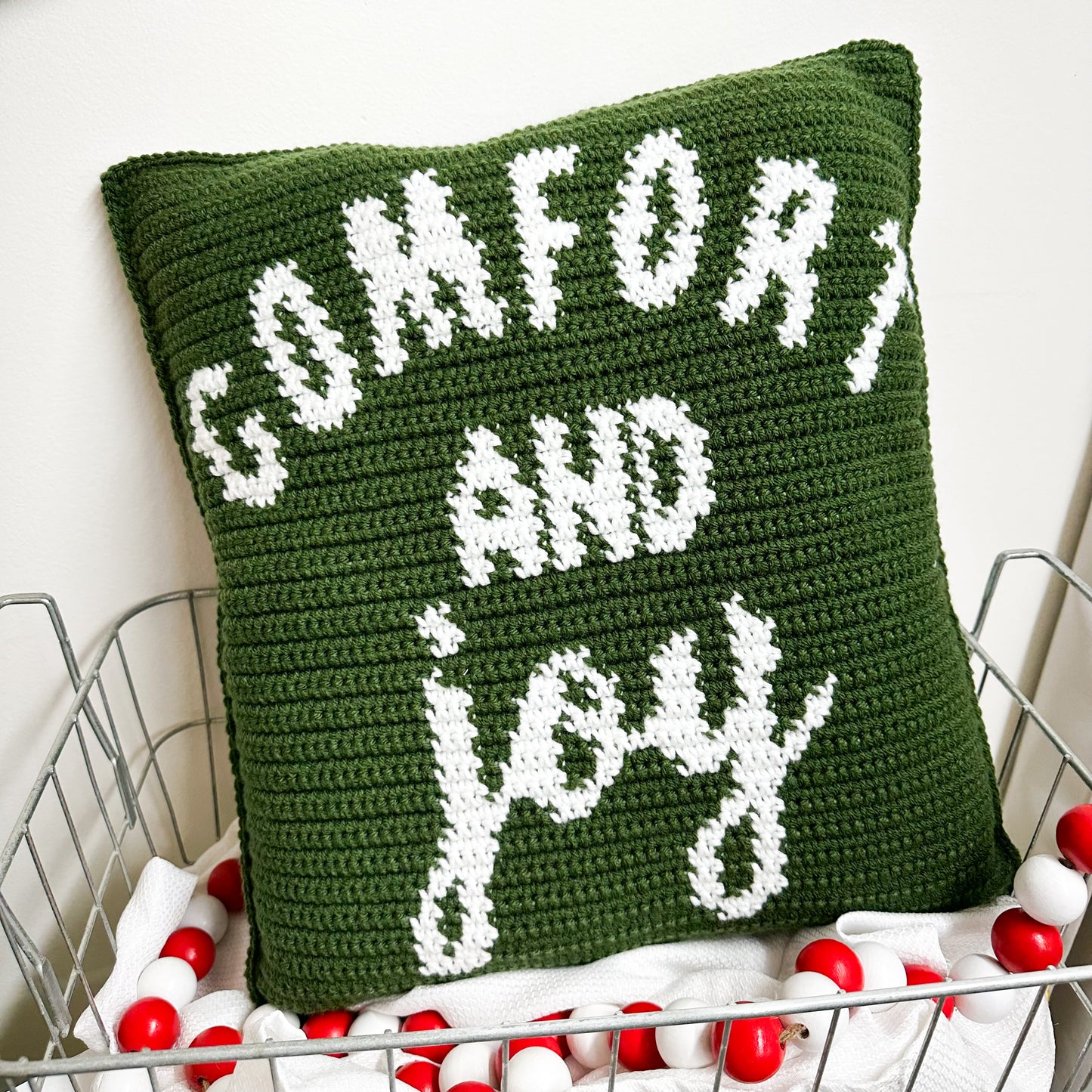 Comfort and Joy Throw Pillow