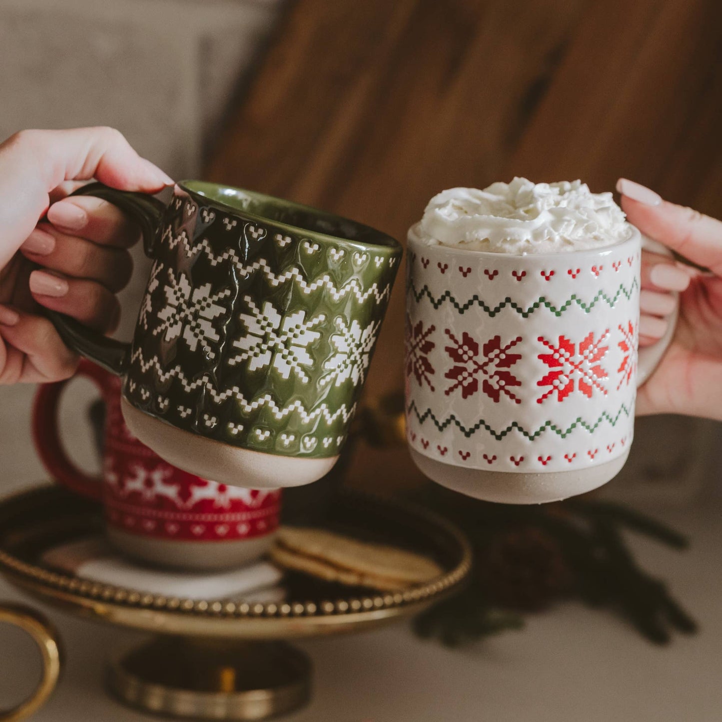 *NEW* Green Fair Isle Sweater Stoneware Coffee Mug - Gifts