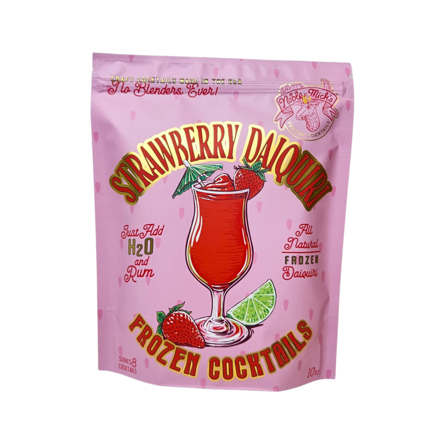 Strawberry Daiquiri Frozen Cocktail - Just add Water + Rum