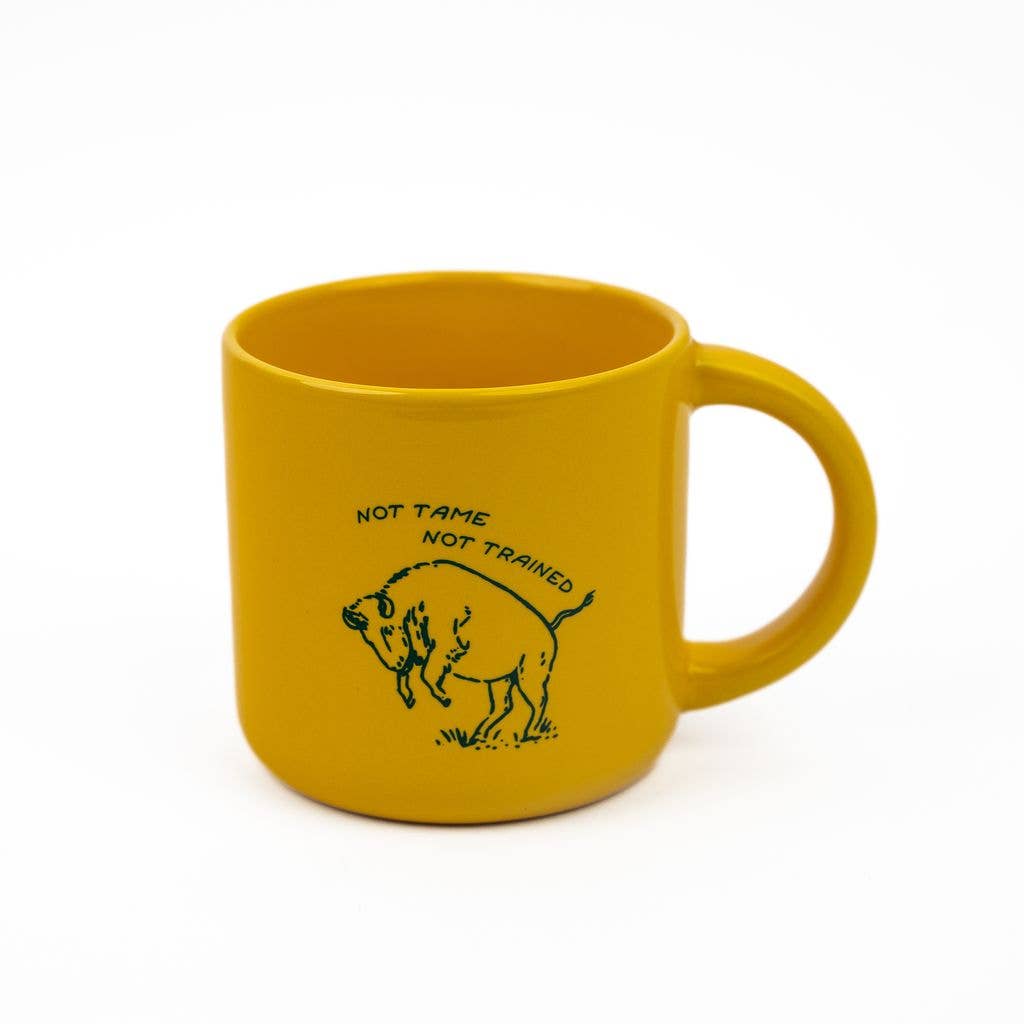 Not Tame Ceramic Mug - Yellow