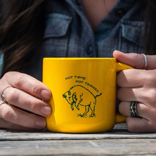 Not Tame Ceramic Mug - Yellow