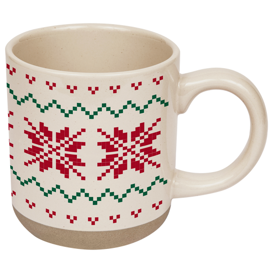 *NEW* Fair Isle Sweater Stoneware Coffee Mug - Gifts
