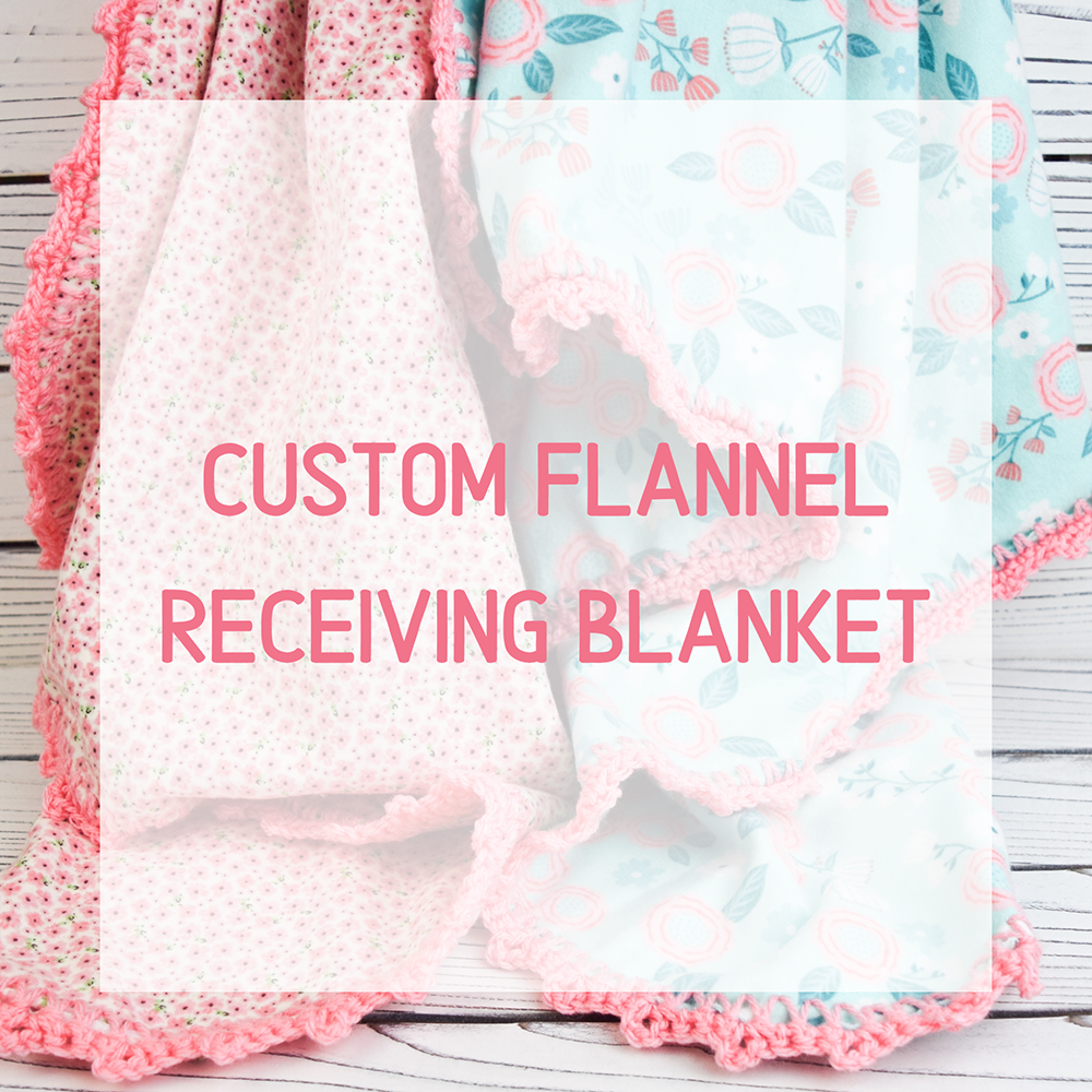 Custom Receiving Blanket